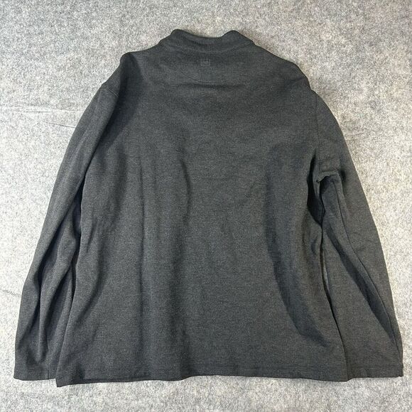 Mizzen + Main Pullover Mens XL ProFlex Quarter Zip Golf Comfort Stretch Gray - Picture 6 of 8